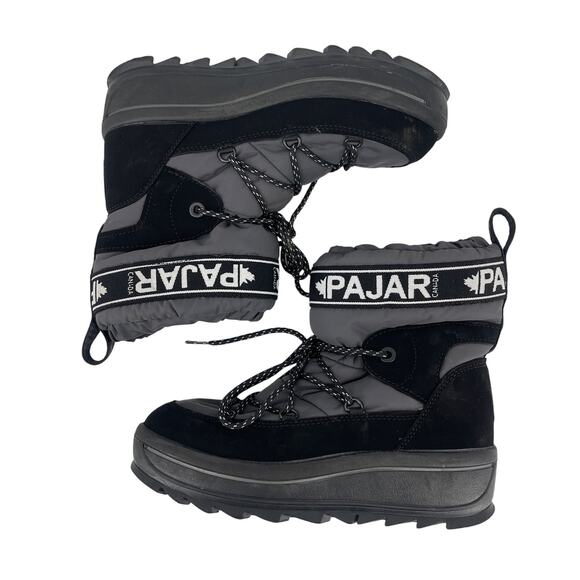 PAJAR Canada GALAXY Women's Snow Boots in Black/Grey Size US 7-7.5 EU 38 - Picture 6 of 8